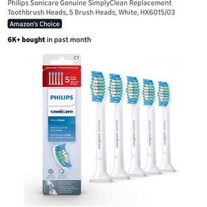 Philips Sonicare SimplyClean Replacement Toothbrush Heads HX6015/03 c1